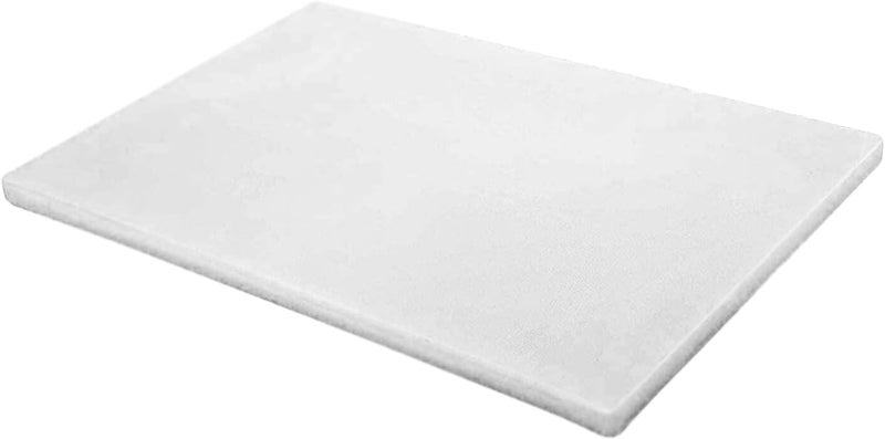Chef Inox Widely used design Professional Heavy Duty High-Density Polyethylene Cutting Board - 60 x 40 x 2cm White Light sturdy raw material - Image 1