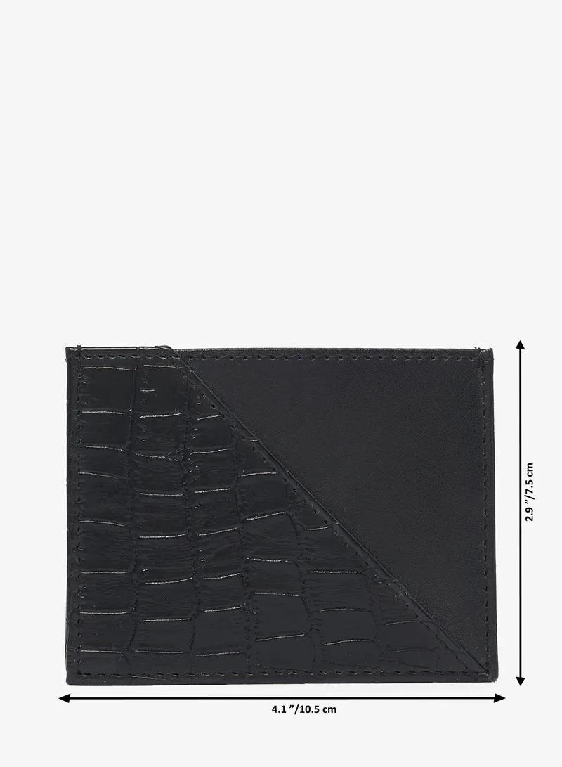 روبرت وود Textured Bi Fold Wallet