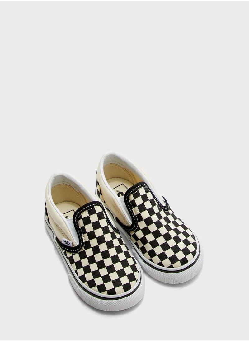 VANS Infant Checkerboard Classic Slip-Ons  - Image 3