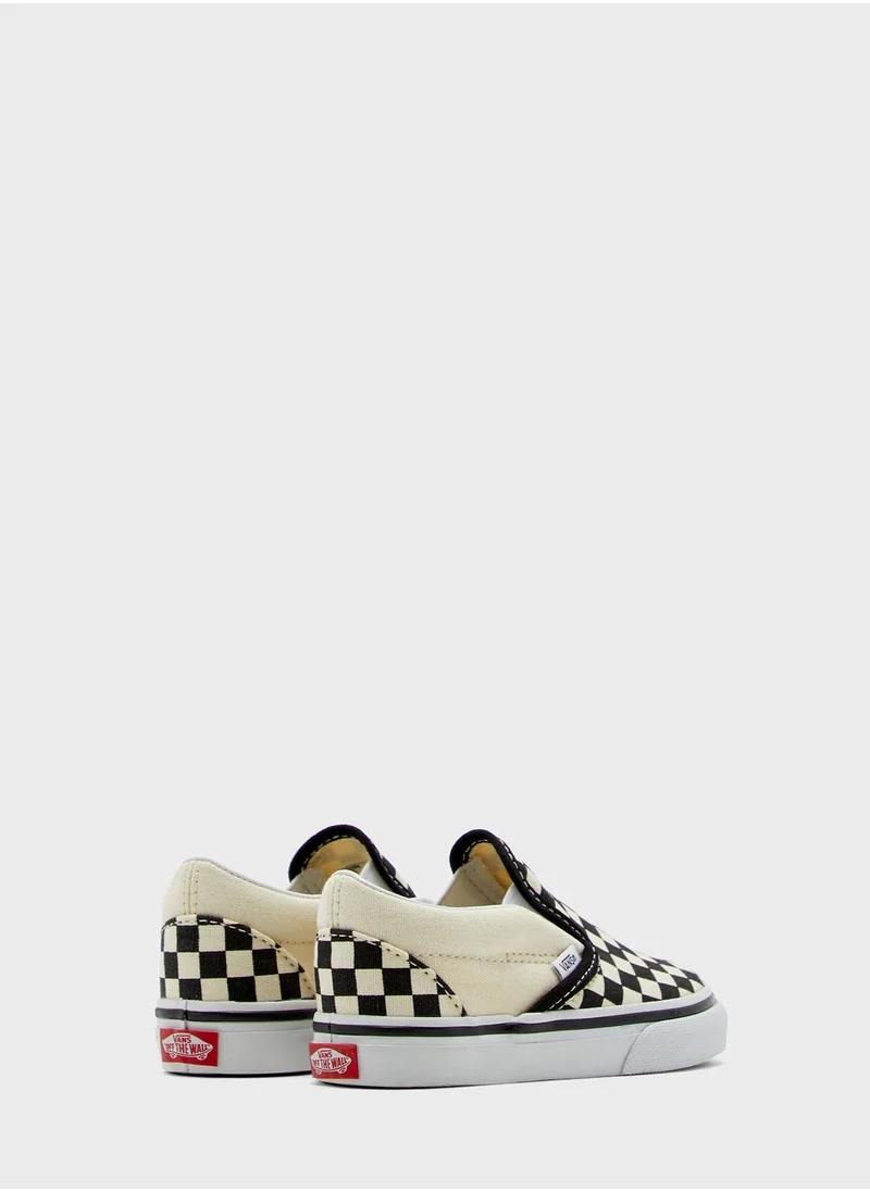 VANS Infant Checkerboard Classic Slip-Ons
