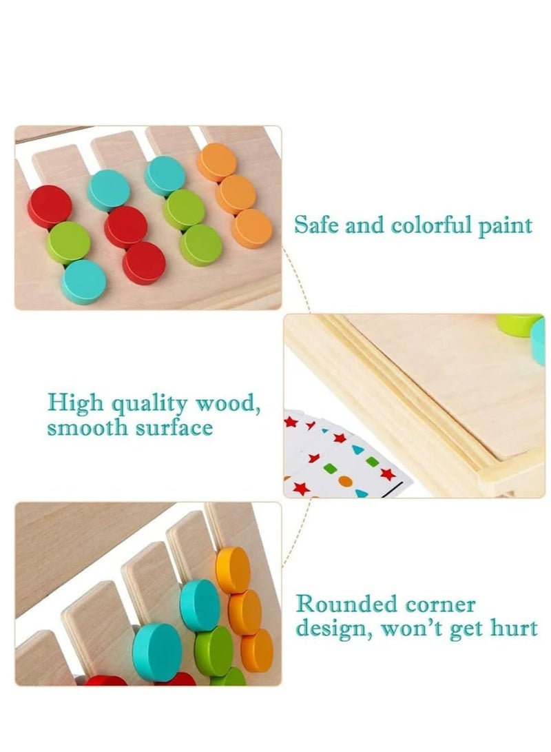 The Brain Gym Factory Unisex 4 Color Wooden Game Multicolor S Size Brain Gym Factory - Image 3