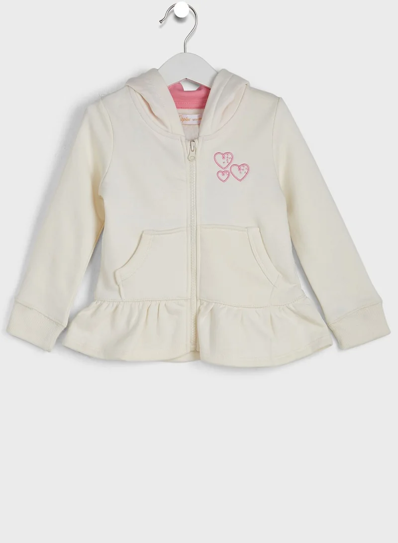 Ripples Ruffle Hem Tracksuit