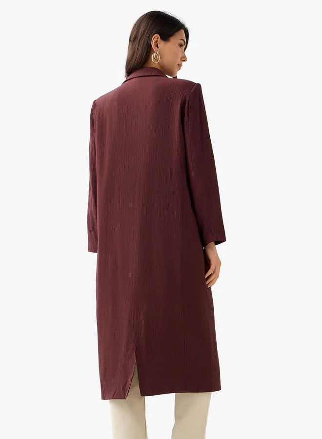 Iconic  Iconic Regular Coat with Pocket for Women | Best Price UAE