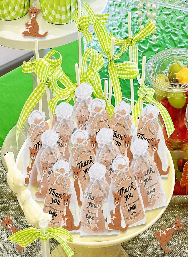 CiciBear 40 Pack Keychains Party Favors for Kangaroo Birthday Baby Shower Woodland Animals Party, Goodie Bag Stuffer, Kids Birthday, Carnival Rewards - Image 5