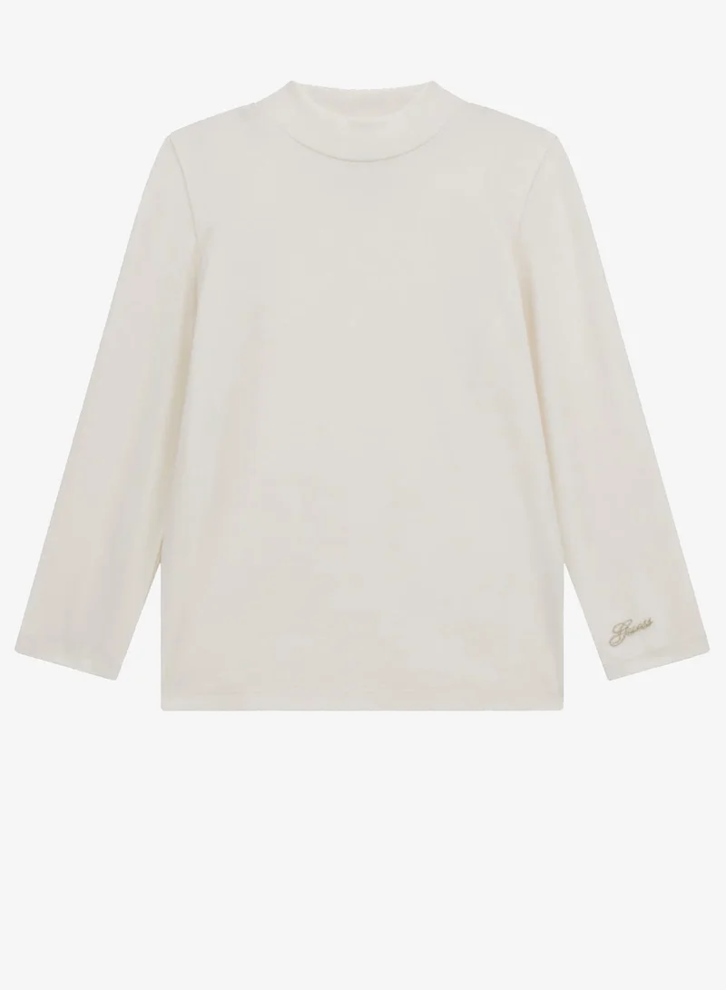 GUESS Kids Slogan Crew neck T-Shirt