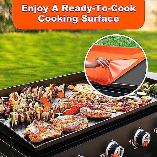 NancyL 36 Inch Silicone Griddle Cover for Blackstone, Full-Wrap 36" Griddle Mat Protective Grill for Blackstone Protector Accessories Kit, Protect from Rust, Rodents, Insects, Debris - Image 4