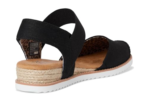 Skechers Women's Desert KISS-Sun Shining Ballet Flat, Black, 8 - Image 5