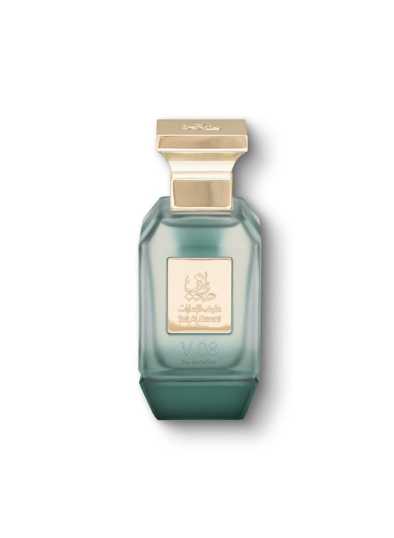 Taif Al Emarat V08 Eau de Parfum 75ml, Unisex Arabic Perfume, Long Lasting Tobacco Coffee Fragrance with Sandalwood - Image 1