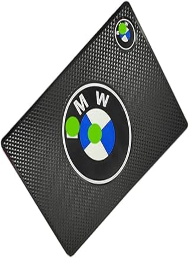 Kaber Egypt 2020 New and Unique Shape Silicone Car Dashboard Pad Compatible with Logo - B - Size 19cm Wide 12cm