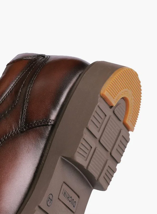 Duchini BROWN Men Lace-Up Derby Shoes for Men | Best Price UAE