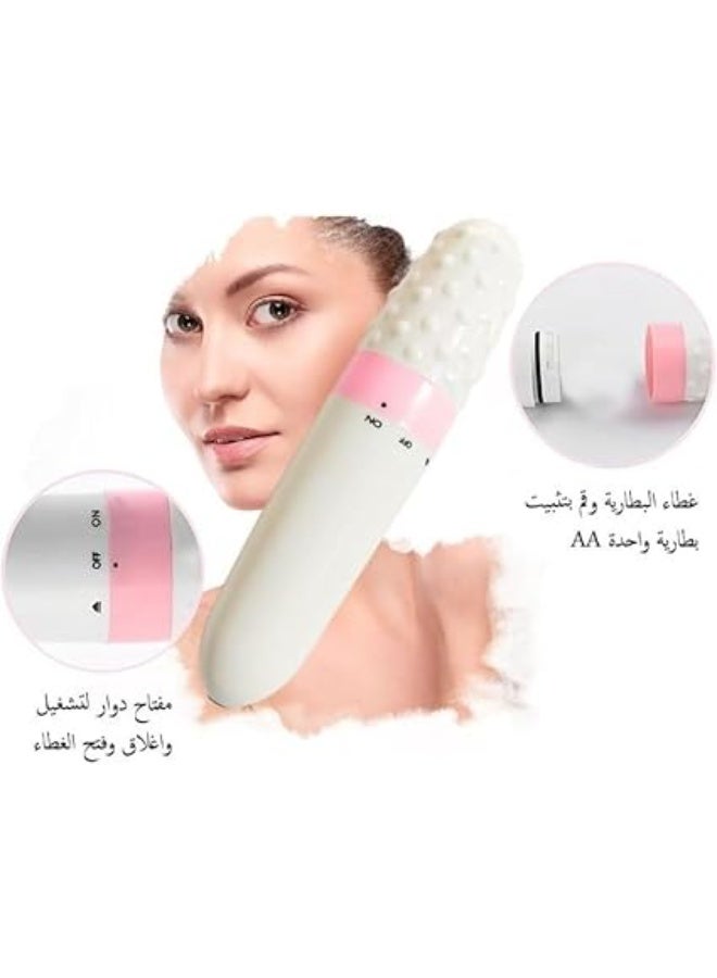 عصا العناية بالبشرة للوجه، أداة اهتزاز خفيفة الوزن للاستخدام اليومي اللطيف للتجميل سهلة الحمل للعناية الشخصية - Image 4