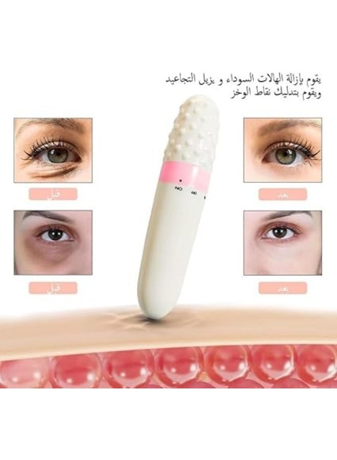 عصا العناية بالبشرة للوجه، أداة اهتزاز خفيفة الوزن للاستخدام اليومي اللطيف للتجميل سهلة الحمل للعناية الشخصية - Image 5