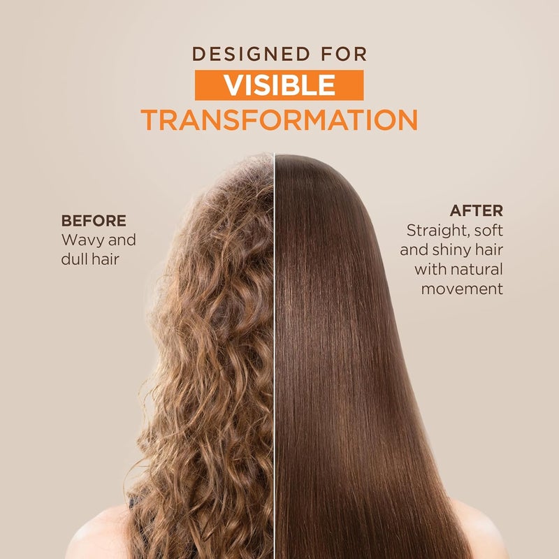 Kativa Brazilian Straightening Kit, 12 Weeks of Home Use Professional Straightening, with Organic Argan Oil, Shea Butter, Keratin & Amino Acids, for Straighter, Softer and Shinier Hair, All Hair Types - Image 5