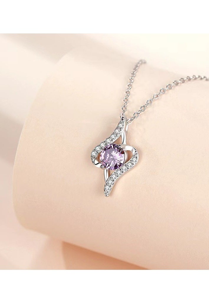 SYNSYB - SYNSYB 925 Sterling Silver Pendent Necklace for Women Gift  Jewelry with Gift Box - Image 1