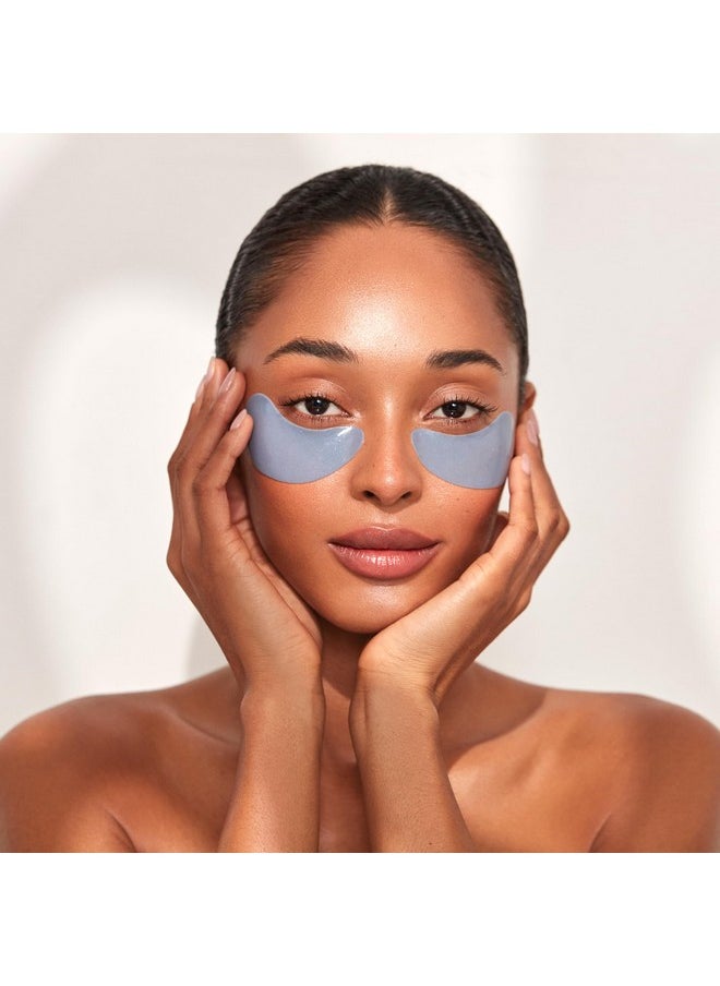 111SKIN 111SKIN Cryo De-Puffing Eye Mask, Hydrating Under Eye Patches for Puffy Eyes & Dark Circles with Seaweed Extract, Vit E & Peptide Complex, Nourishing Formula for Fine Lines & Puffiness, 8 Pairs, Blue  - Image 2