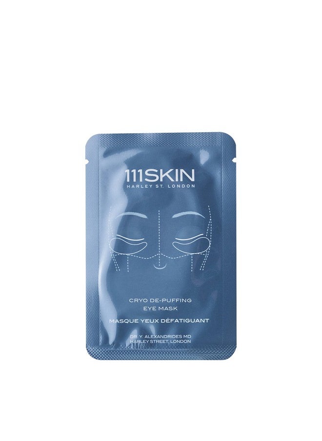 111SKIN 111SKIN Cryo De-Puffing Eye Mask, Hydrating Under Eye Patches for Puffy Eyes & Dark Circles with Seaweed Extract, Vit E & Peptide Complex, Nourishing Formula for Fine Lines & Puffiness, 8 Pairs, Blue  - Image 3