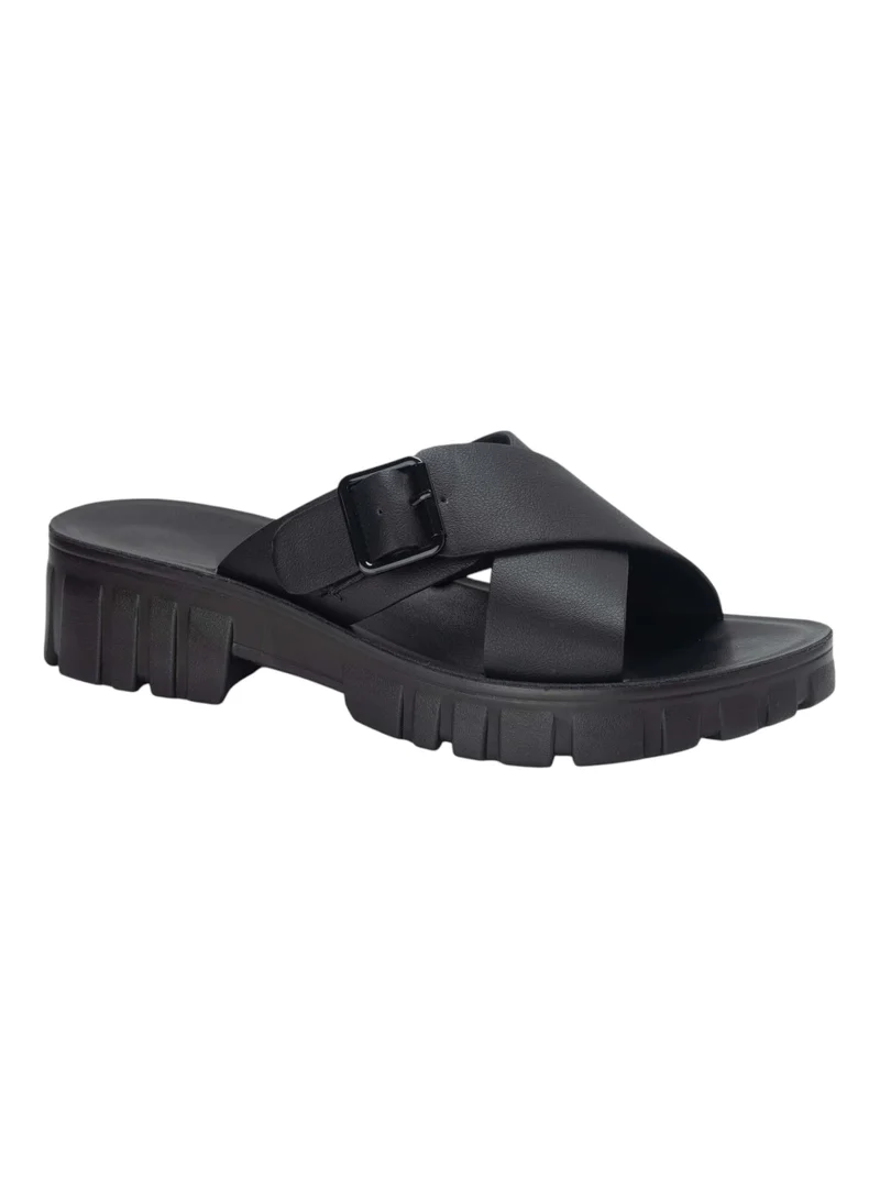 Bata  Bata Red Label Casual Flat Slip On Sandals for Women | Best Price UAE