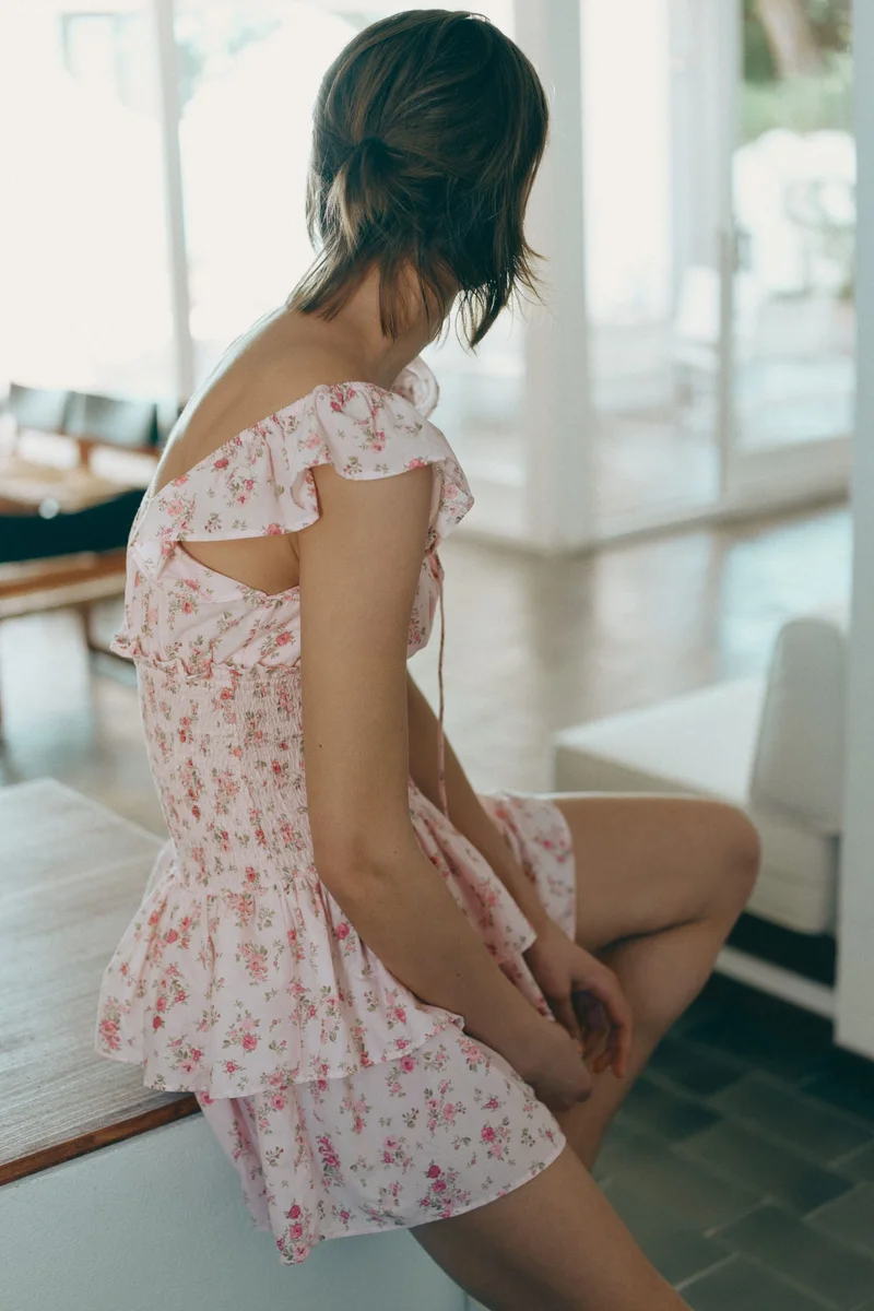H&M Smocked-waist dress