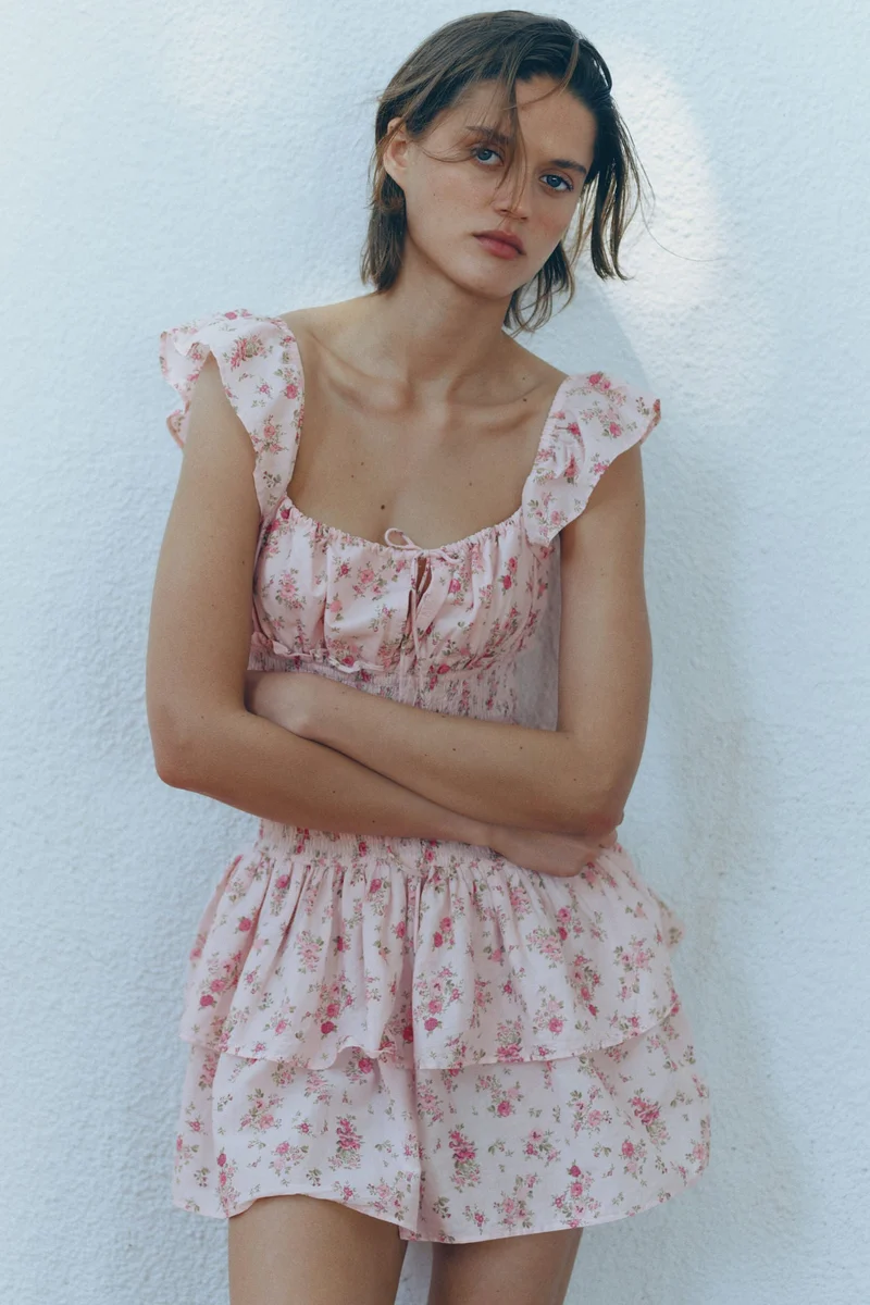 H&M Smocked-waist dress