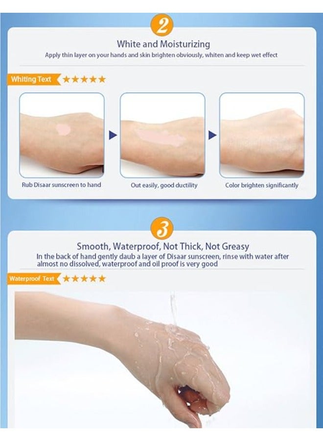 ديسار كريم ديسار المنعش للوقاية من الشمس بعامل حماية من أشعة الشمس فوق البنفسجية أ 90 وعامل حماية من أشعة الشمس فوق البنفسجية ب 60 ، 80 مل - Image 4