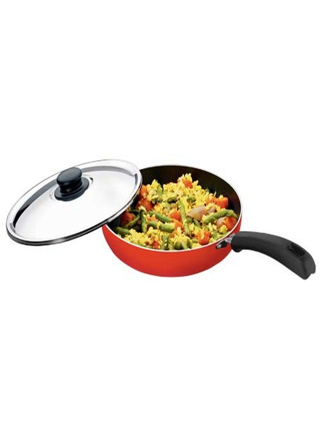 Premier Non Stick Fry Pan (Deep) Classic w/lid 24cm Code-01938 - Image 2