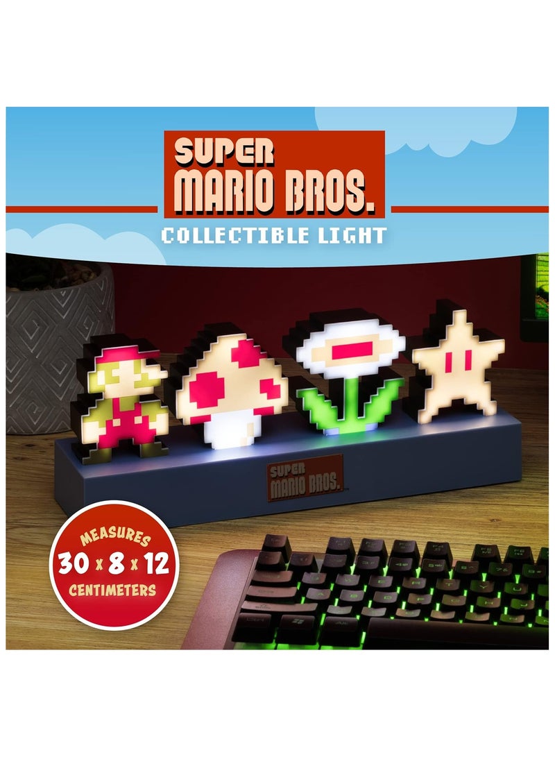 general Super Mario Bros Icons Light Sound Reactive Mode Decorative Light Up Super Mario Figure Bedroom Accessories Decor - Image 3