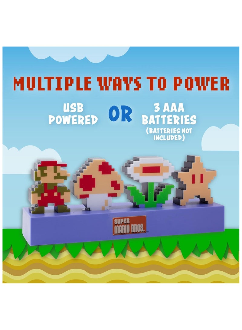 general Super Mario Bros Icons Light Sound Reactive Mode Decorative Light Up Super Mario Figure Bedroom Accessories Decor - Image 5