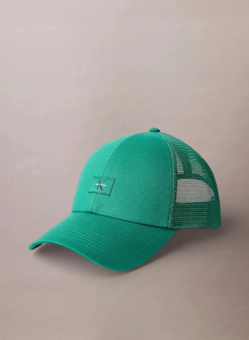 Calvin Klein Monologo Woven Patch Trucker Cap