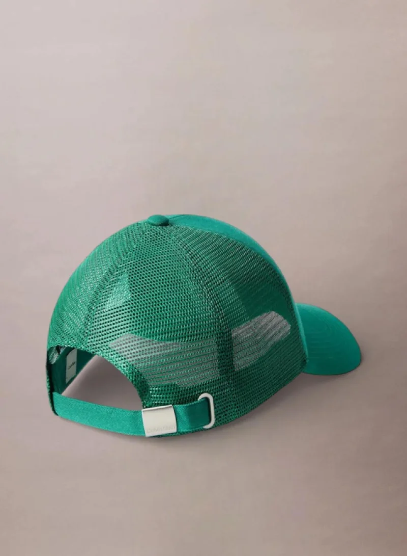 Calvin Klein Monologo Woven Patch Trucker Cap