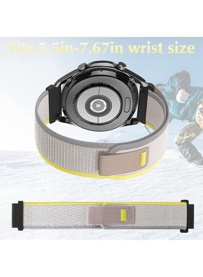 Alpine Loop Band Sport Nylon 20mm Compatible with Samsung Galaxy Watch 7/6/5/4 (40mm 44mm), Galaxy Watch 5 Pro (45mm), Galaxy Watch S2 Classic/Active 2 (40mm 44mm), Amazfit GTS 2/2e/3/3 Pro/4, GTS Mini Series (2/3/4 Mini), Bip 3 Pro – Adjustable Durable Replacement Strap for Men and Women - Image 4