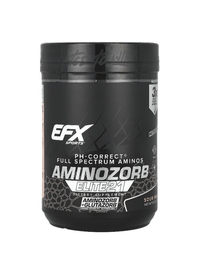 EFX SPORTS EFX Sports, AminoZorb® Elite 21, Sour Peach, 13.76 oz (390 g)  - Image 1