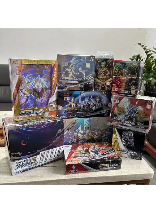 إصدار البطاقة الأصلي Play Classic Deluxe Glory Edition Guangyao Edition 9th Play Gel Pen Miracle Legend Card-اللون: Ultra Hero Emblem الجزء 3 [صندوق كامل من 9 صناديق] - Image 5