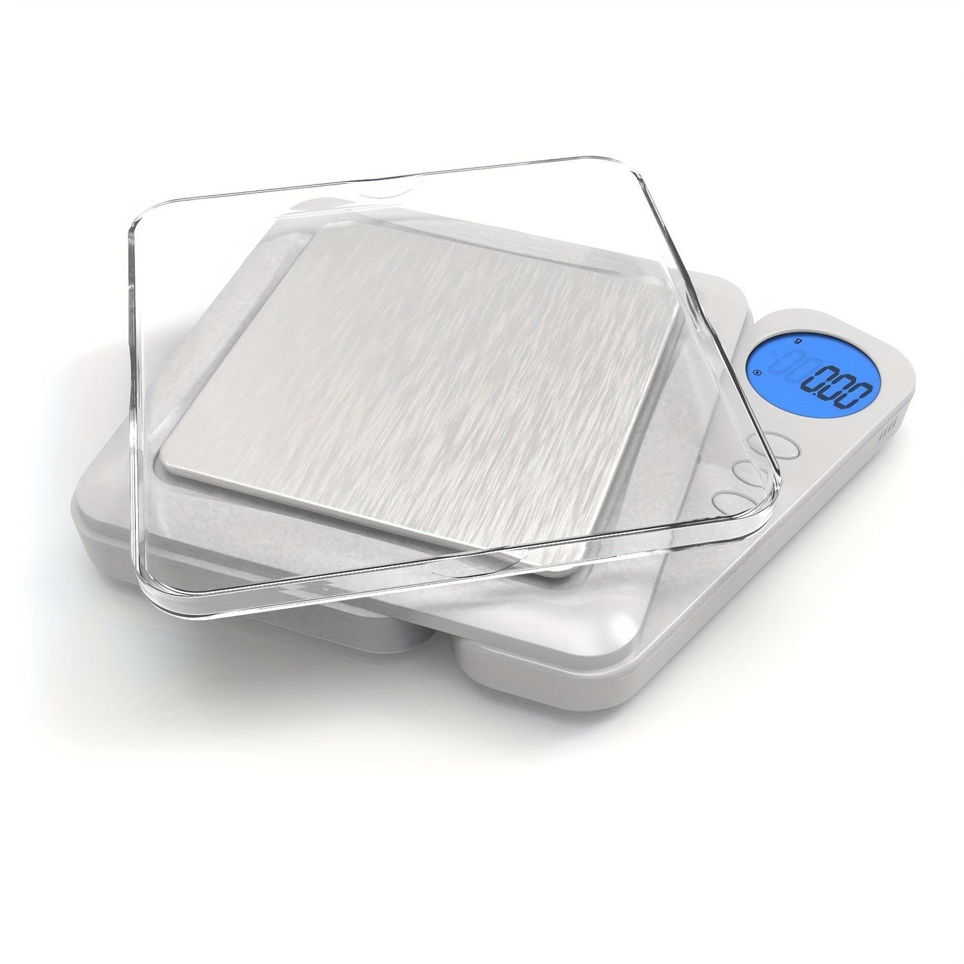 High Precision Digital Scale 0 01g 200g Black Pocket Scale For Jewelry Gem Gold Silver Powder Protective Cover Doubles As Tray With Hidden LCD Blue Backlight Stainless Steel Platform