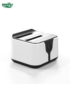 BURAQ Blueendless 2.5 / 3.5 inch SATA USB 3.0 2 Bay Hard Drive Dock (AU Plug)  - Image 2