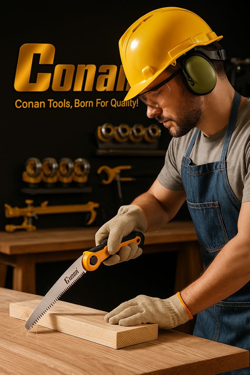 Conan 210mm Folding Hand Saw with Safety Lock and Comfort Grip – COFS08210 - Image 4