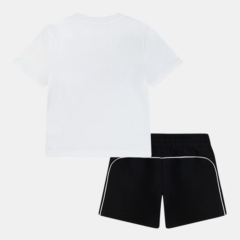 نايكي Kids' Air Fleece T-Shirt and Shorts Set