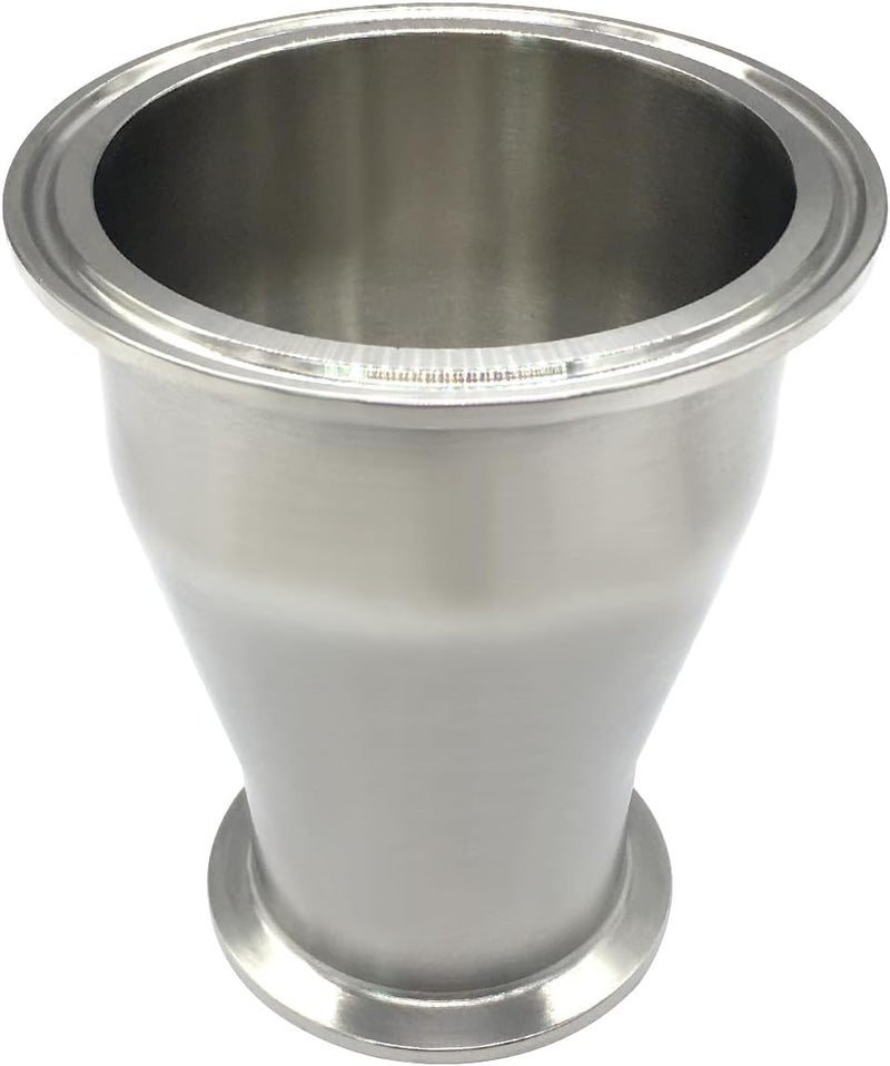 beduan Reducer Tri Clamp Ferrule Stainless Steel 304 Sanitary Fitting 4" Tube OD to 3" Tube OD (Pack of 1) - Image 3