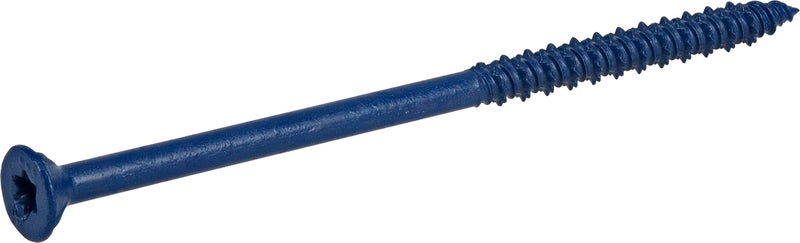 Power Pro Blue FlatHead Concrete Screw Anchors 316 x 4 100 pc