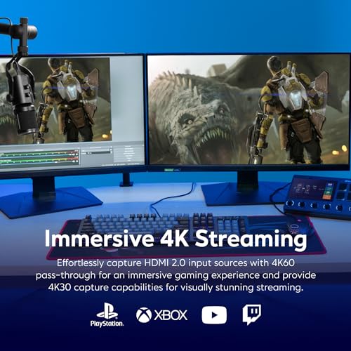 AVerMedia HDMI Capture Card for Streaming and Video Gaming, 4K60 Pass-Through with Ultra-Low Latency on PS5, PS4 Pro, Xbox Series X/S, Xbox One X, Switch Games - GC571 Live Streamer Ultra HD - Image 5