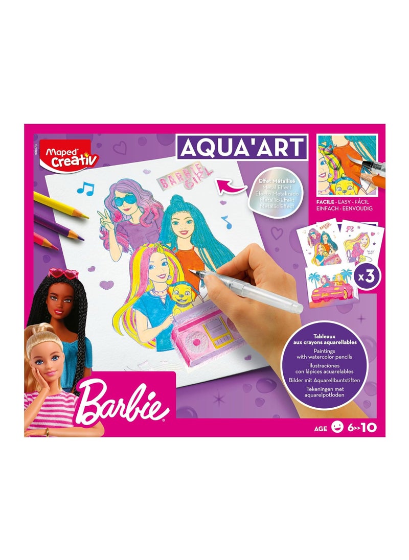Barbie Aqua Art Watercolour Activity for Children