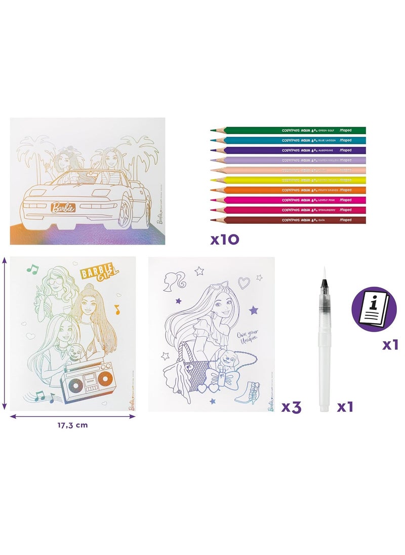 Barbie Aqua Art Watercolour Activity for Children