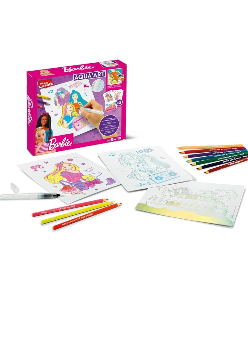 Barbie Aqua Art Watercolour Activity for Children