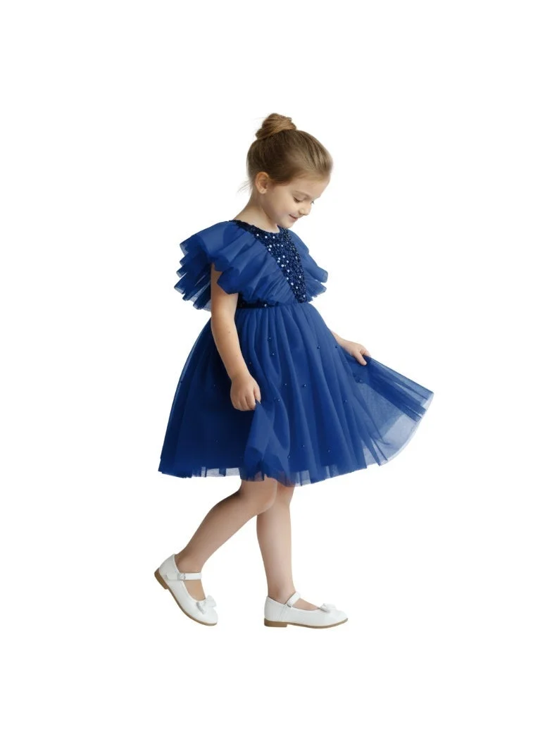 دىدانيالا فستان تول بتطريز ترتر