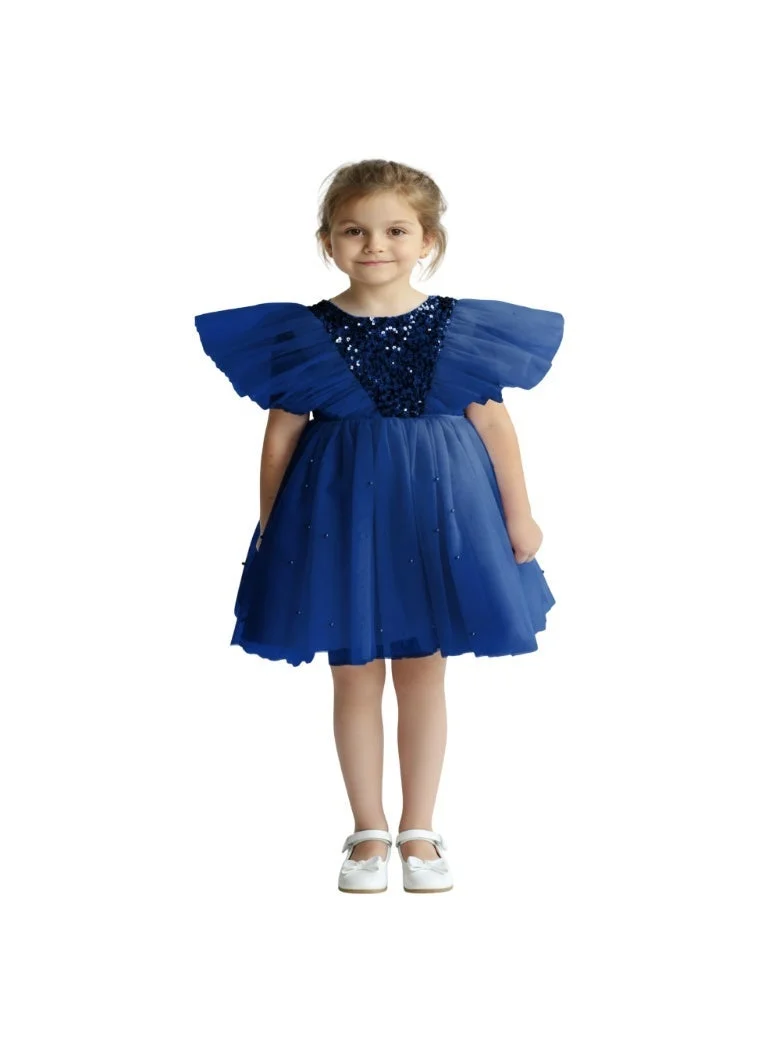 دىدانيالا فستان تول بتطريز ترتر