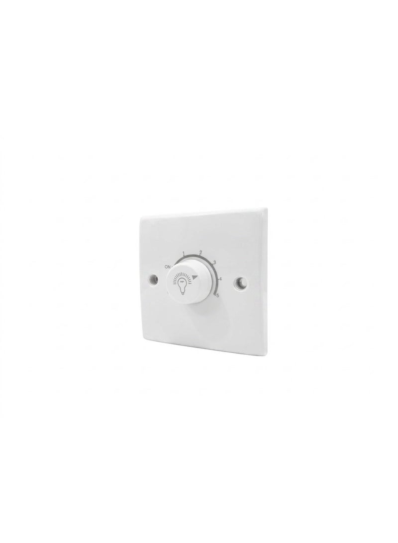 1000 Watts High-Power LED Dimmer Switch - Premium Wall Light Switch with Precision Brightness Control - Flicker-Free Dimming for Home & Office Lighting - Sleek Modern Design - White - Image 2