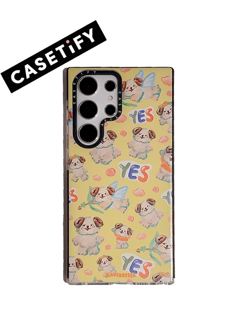 Casetify Samsung Galaxy S24 Ultra Case - "Korean Doll Cartoon Pups Series" with Sparkle - Image 1