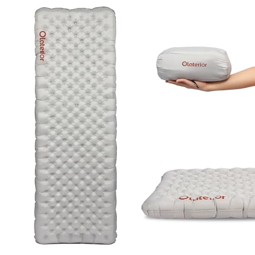 Olaterior Insulated Sleeping Pad 72 RValue for Cold Weather 39 Thick Ultralight Inflatable Sleeping Pad with Pump Sack Lightweight Camping Sleeping Mat for Backpacking Hiking Compact 28oz - Image 1