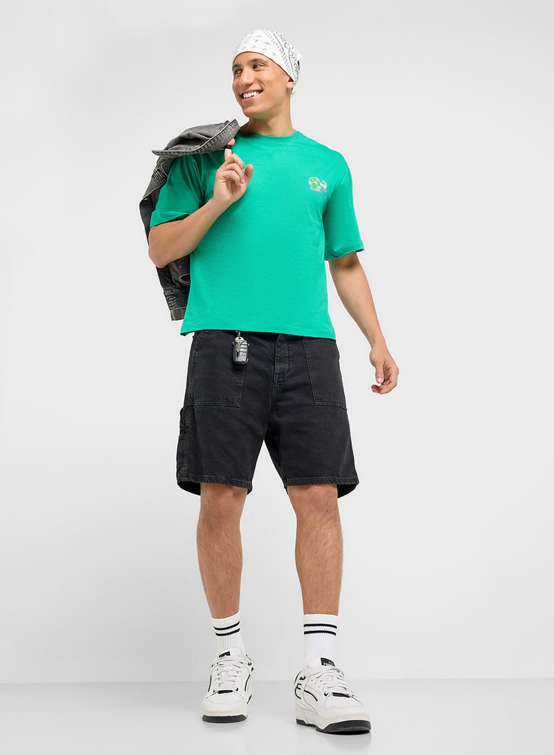 Seventy Five Oversized Graphic Tee - Image 4