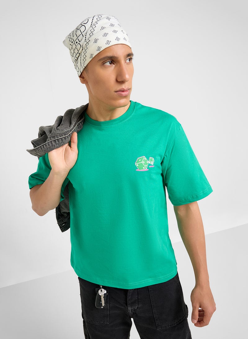 Seventy Five Oversized Graphic Tee - Image 2