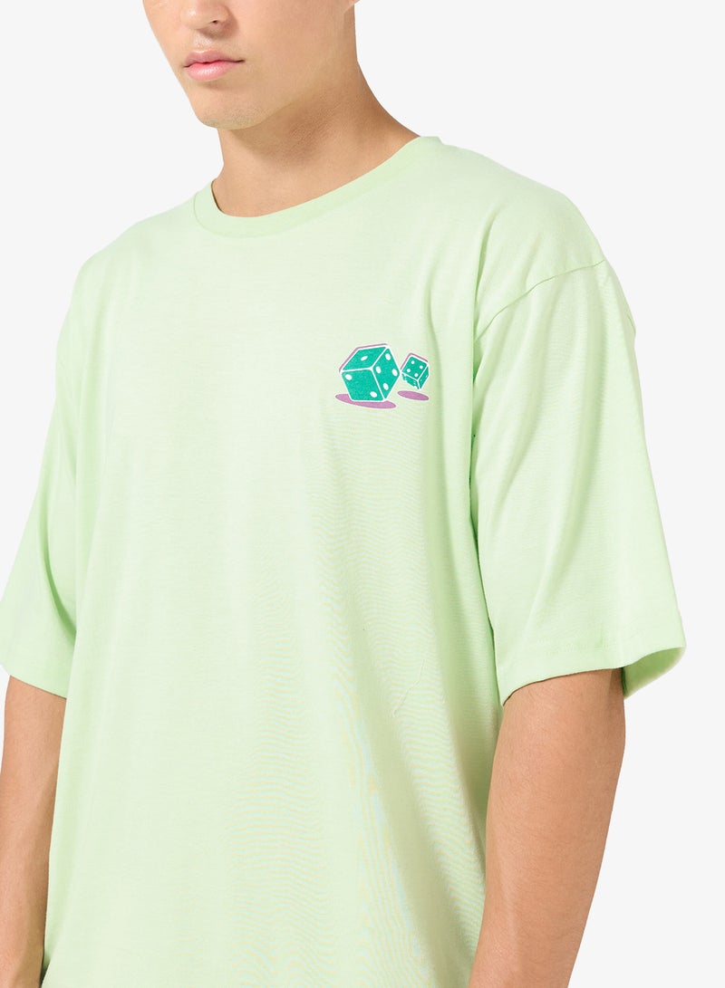 سفنتي فايف تي شيرت برسومات كبيرة الحجم - Image 3